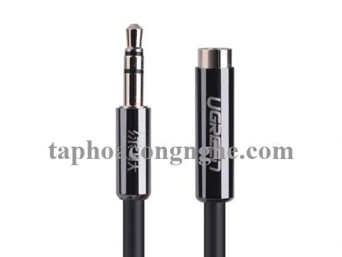 Ugreen 30707 0.5M màu Đen Cáp âm thanh 3.5mm nối dài AV124 30030707